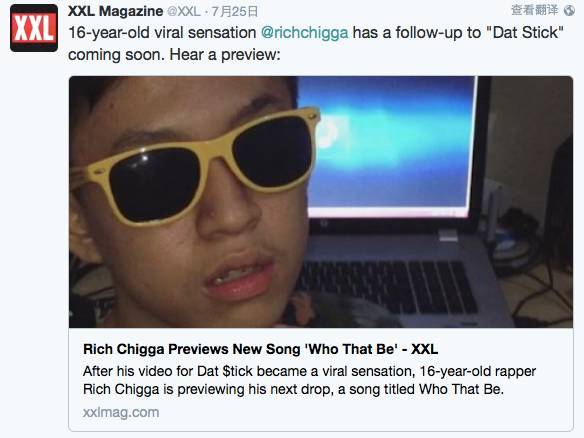 专访Rich Chigga | 聊了些你们不知道的事,还给他看了陈汉典的视频 | 第6张