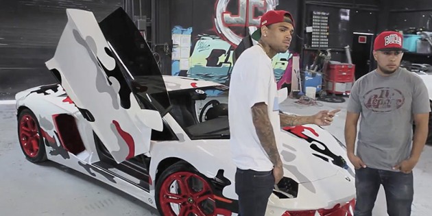 Chris Brown | Custom Lamborghini 
兰博基尼定制涂装版本