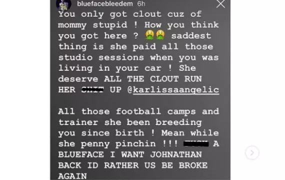 Blueface因两位女友将母亲和妹妹赶出家门? | 第4张 | 嘻哈中国 Blueface因两位女友将母亲和妹妹赶出家门? | 第4张