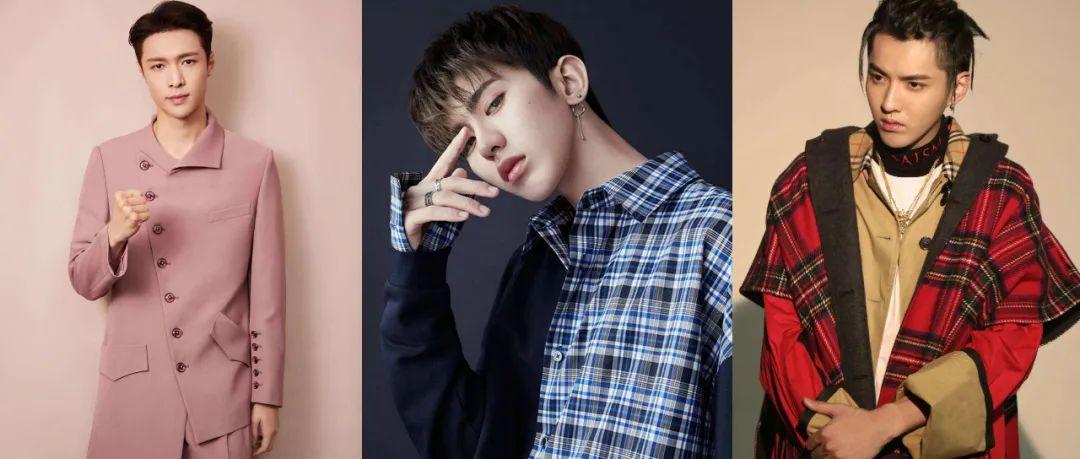 2019年度说唱Top3是张艺兴、蔡徐坤、吴亦凡