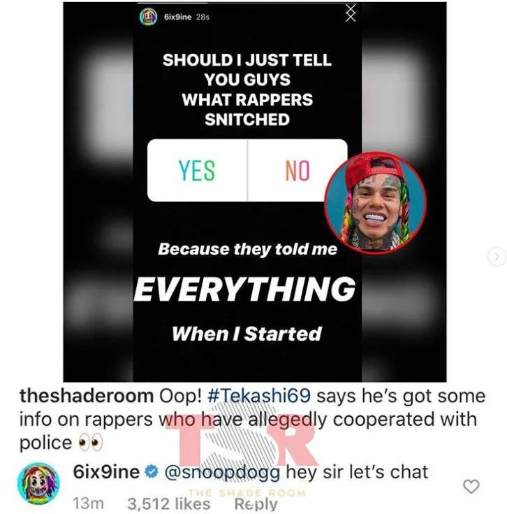 出狱后的6ix9ine成了碰瓷大师，把整个音乐圈得罪了一遍？