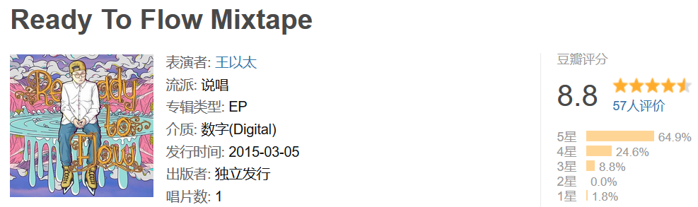 说唱单曲/专辑的质量,其实是可以用数字量化的 | 第17张 | 嘻哈中国 说唱单曲/专辑的质量,其实是可以用数字量化的 | 第17张