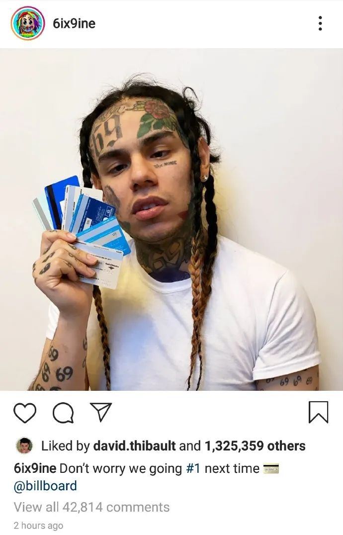 出狱后的6ix9ine成了碰瓷大师，把整个音乐圈得罪了一遍？