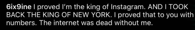 出狱后的6ix9ine成了碰瓷大师，把整个音乐圈得罪了一遍？