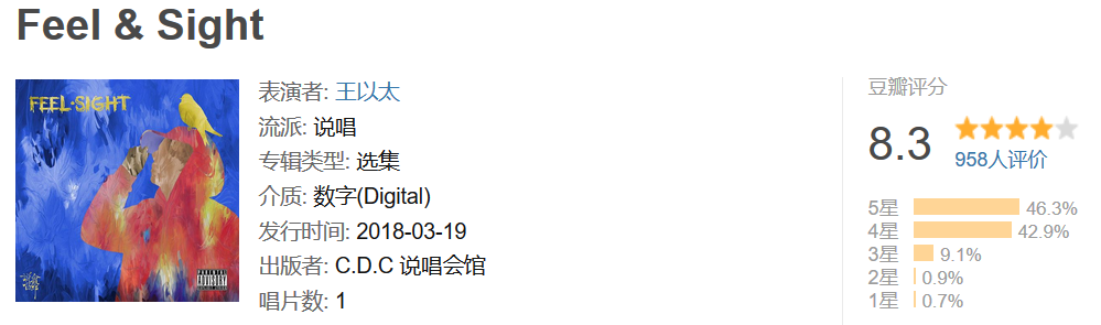 说唱单曲/专辑的质量,其实是可以用数字量化的 | 第19张 | 嘻哈中国 说唱单曲/专辑的质量,其实是可以用数字量化的 | 第19张
