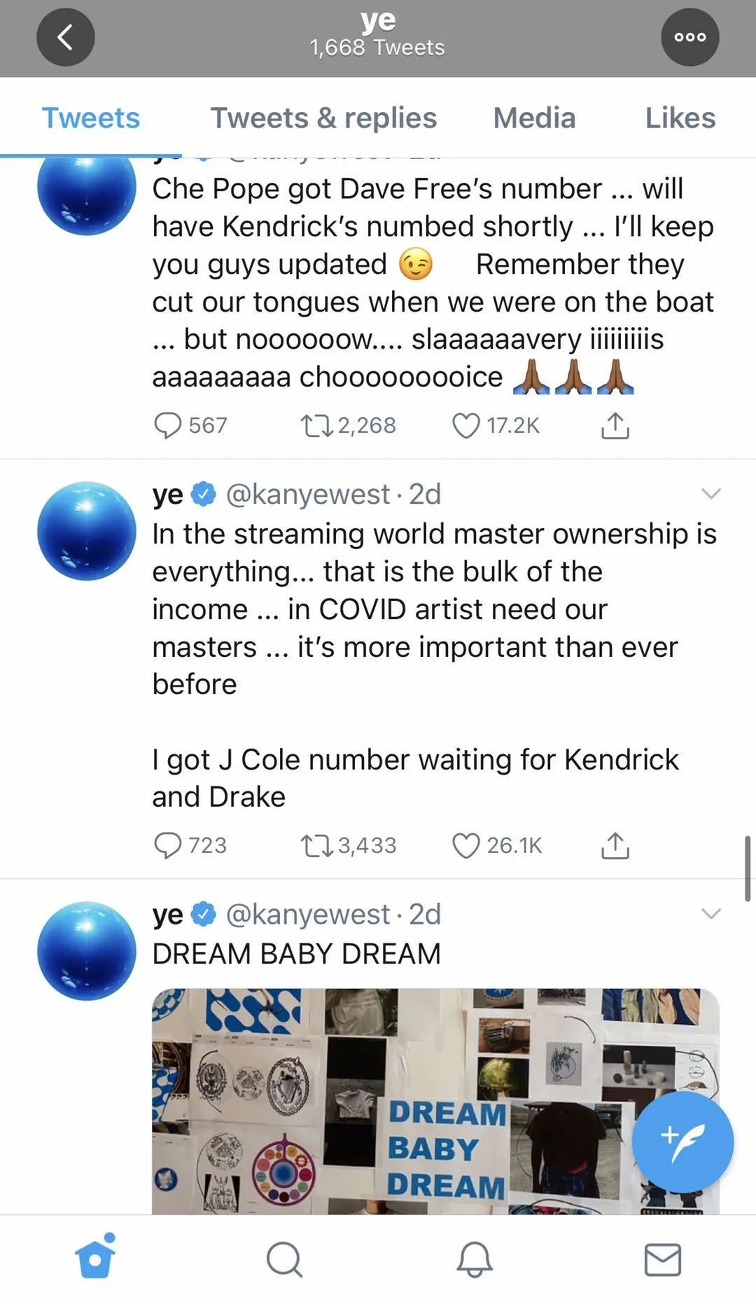 Kanye引爆推特、自爆合同内容,企图发起“音乐产业改革” | 第4张 | 嘻哈中国 Kanye引爆推特、自爆合同内容,企图发起“音乐产业改革” | 第4张