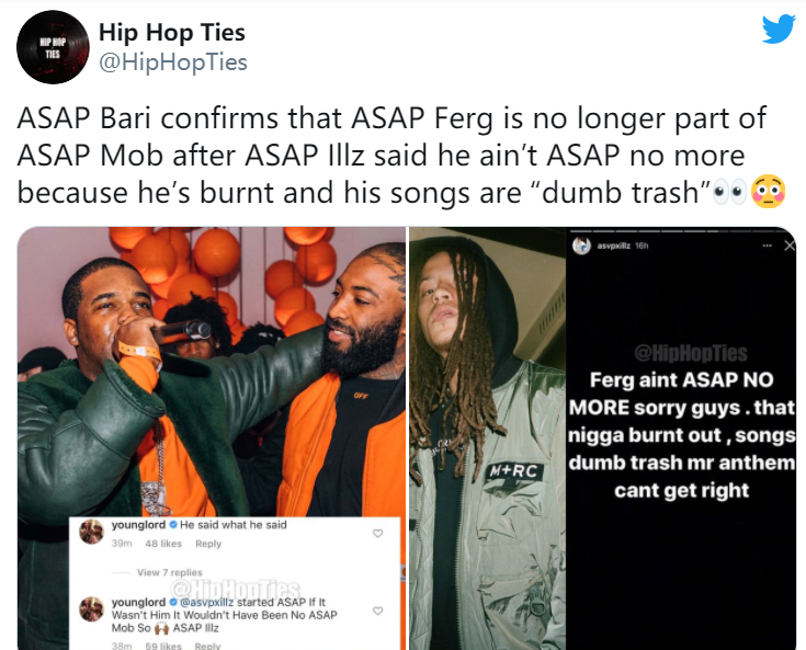 A$AP Ferg被Mob踢出群聊？原因竟然是...