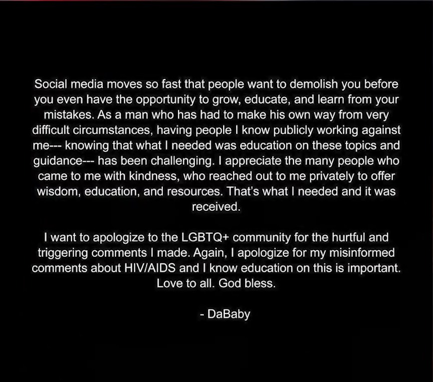 美国知名说唱歌手因歧视同性恋言论引发轩然大波,导致演出取消品牌解约热门歌曲被合作者除名 | 第9张 | 嘻哈中国 美国知名说唱歌手因歧视同性恋言论引发轩然大波,导致演出取消品牌解约热门歌曲被合作者除名 | 第9张