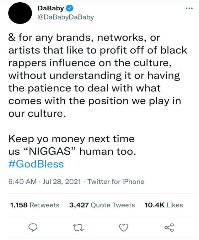 美国知名说唱歌手因歧视同性恋言论引发轩然大波,导致演出取消品牌解约热门歌曲被合作者除名 | 第5张 | 嘻哈中国 美国知名说唱歌手因歧视同性恋言论引发轩然大波,导致演出取消品牌解约热门歌曲被合作者除名 | 第5张