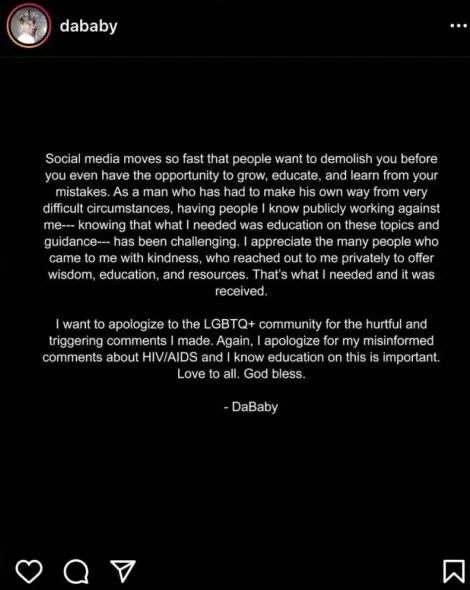 DaBaby与LGBTQ的恩怨情仇