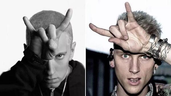 在演唱会上给Eminem立墓碑?这个白人Rapper想红想疯了