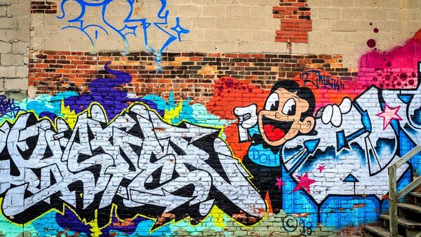 实拍纽约精美街头涂鸦